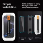 iPhone 16 Pro Max Screen Protector GLAS.tR EZ Fit | Sensor Protected - Image 26